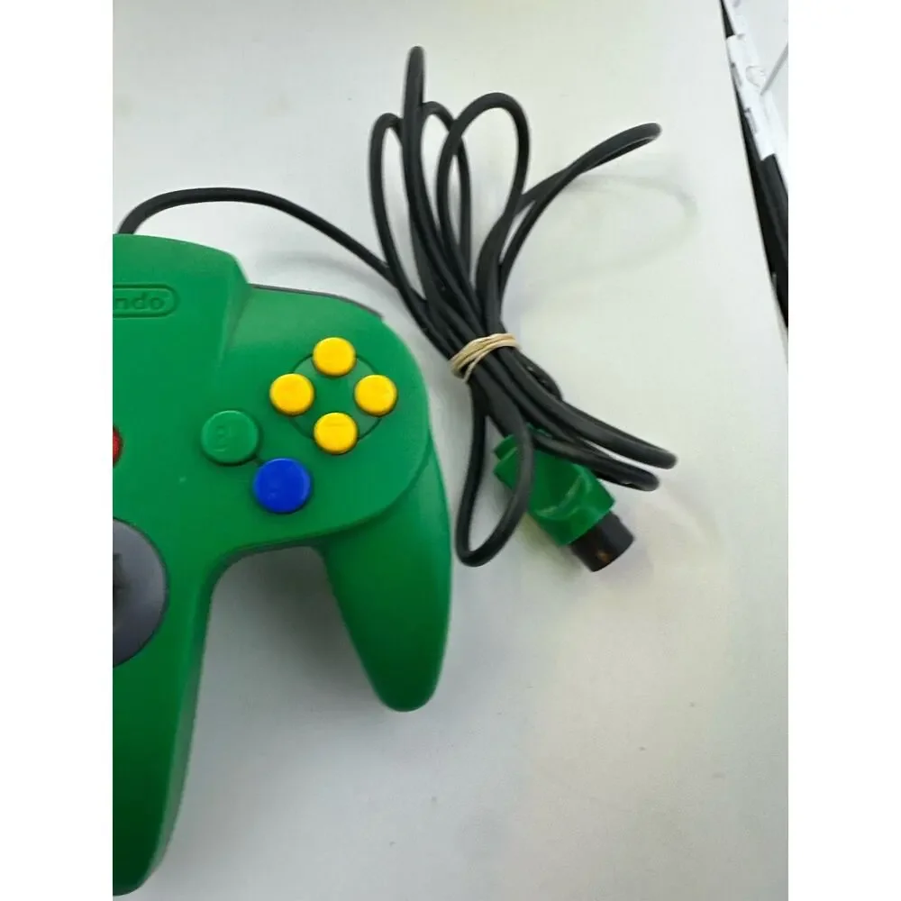 Nintendo 64 Controller OEM N64 Green Tight Stick CLEAN Fast Shipping Retro Gamin